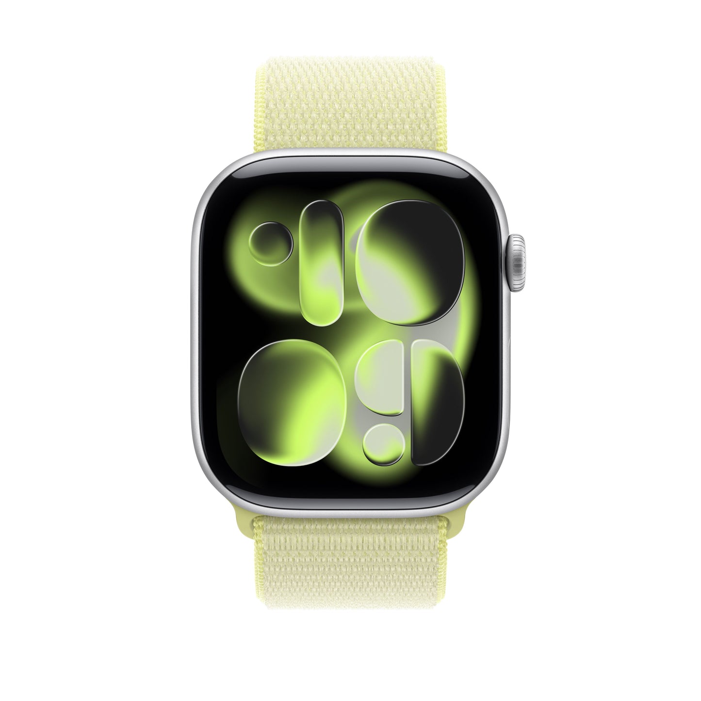 Boucle Sport jaune fluo 46 mm