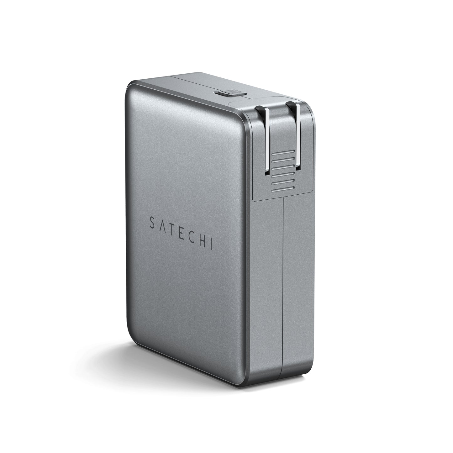 Satechi • Chargeur de Voyage USB‑C 4 Ports GaN 145 W • Argent