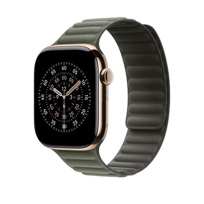 Apple • Bracelet à maillons magnétique Gris Sauge 46 mm - M/L