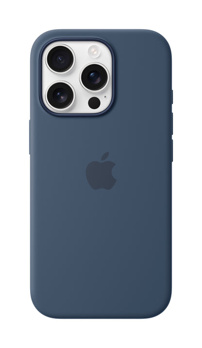 iPhone 16 Pro Coque en Silicone avec MagSafe • Denim