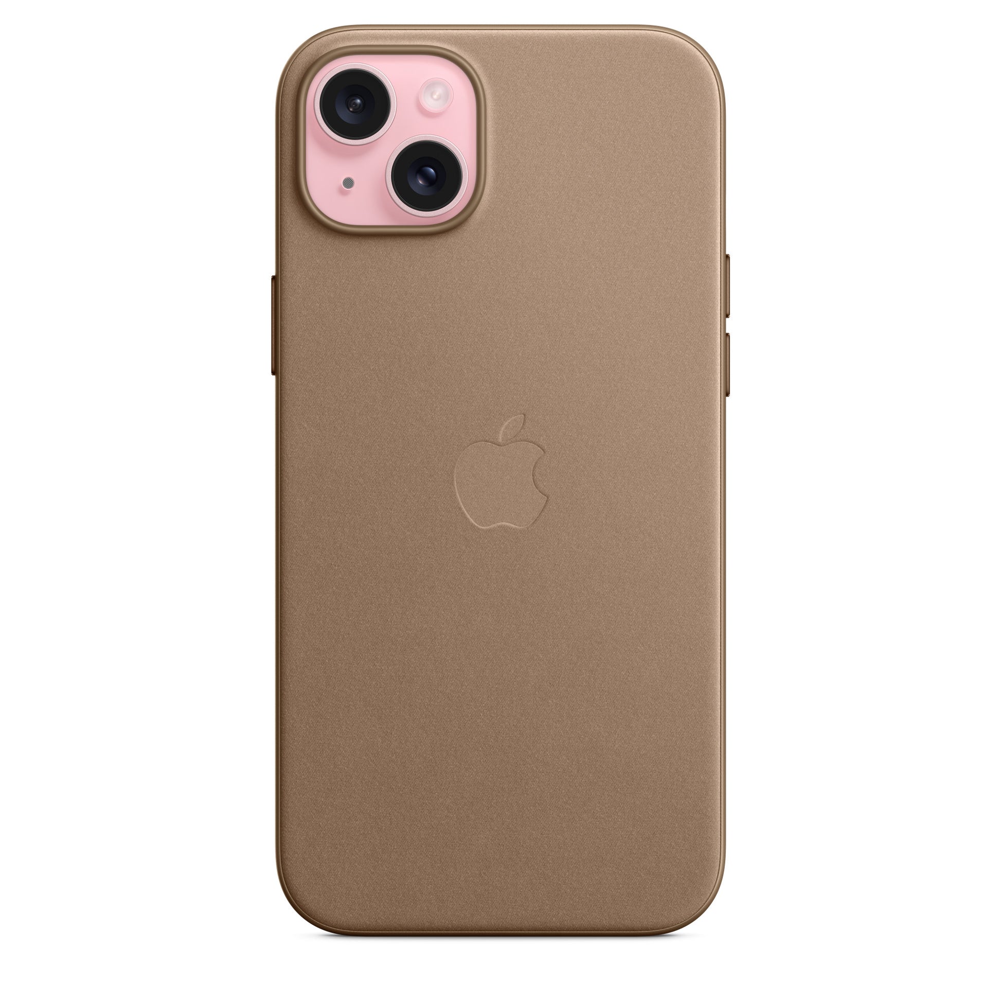 Apple Coque en tissage fin avec MagSafe pour iPhone 15 Plus • Taupe