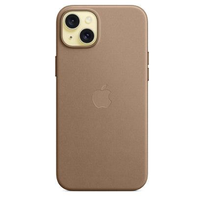 Apple Coque en tissage fin avec MagSafe pour iPhone 15 Plus • Taupe