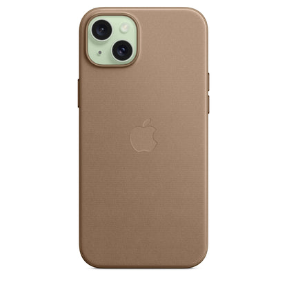 Apple Coque en tissage fin avec MagSafe pour iPhone 15 Plus • Taupe