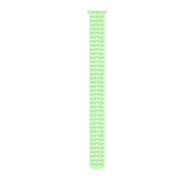 Extension pour Bracelet Océan vert fluo 49 mm - Finition titane naturel