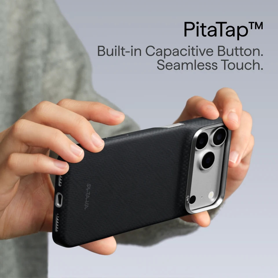 Pitaka Edge Case for iPhone 18 Pro Max • Noir Basalte