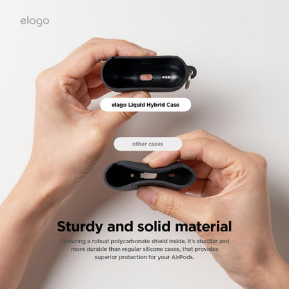 ELAGO Airpods 4 Coque de protection • Noir