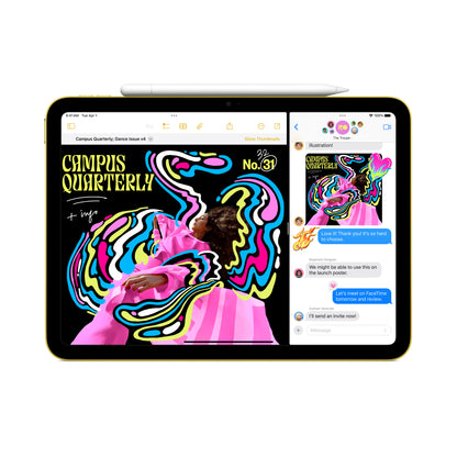 iPad 11" (A16) WiFi+Cellulaire • 512GB • Jaune