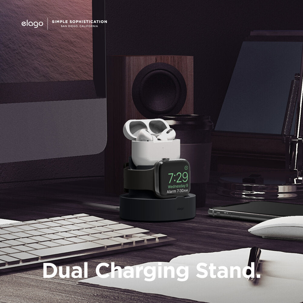 ELAGO Dual Mini Pro Stand de charge • Noir