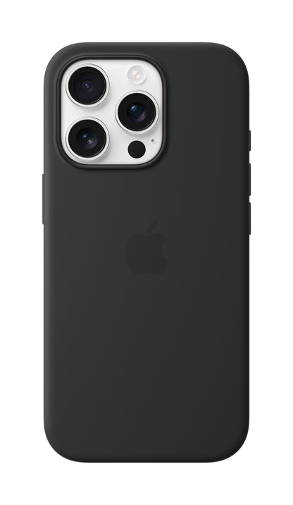 iPhone 16 Pro Coque en Silicone avec MagSafe • Noir