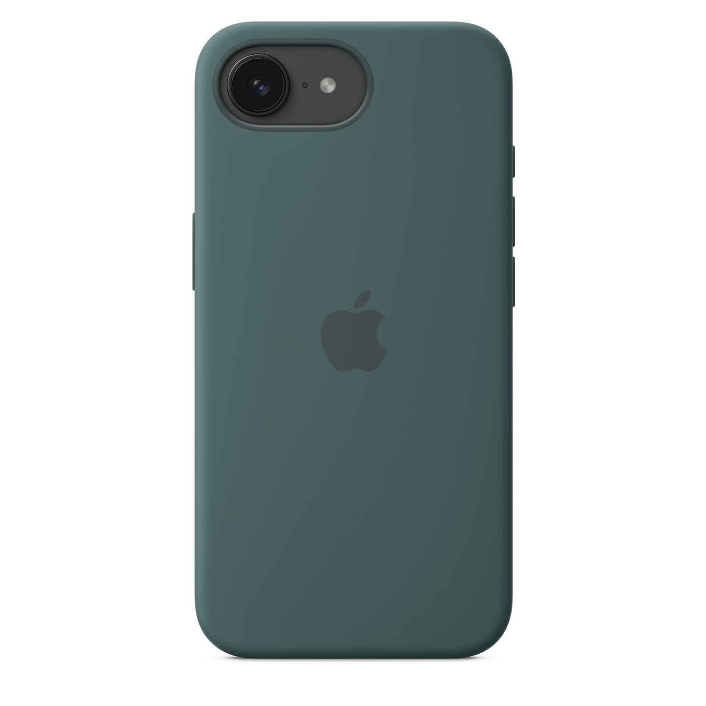 Apple Coque en silicone pour iPhone 16e • Vert Lacustre