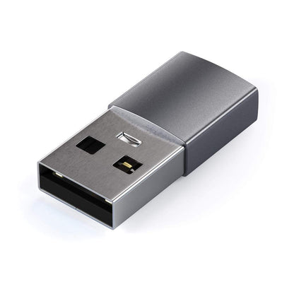 Satechi Aluminum adaptateur USB 3.0 vers Type-C USB  • Gris sideral